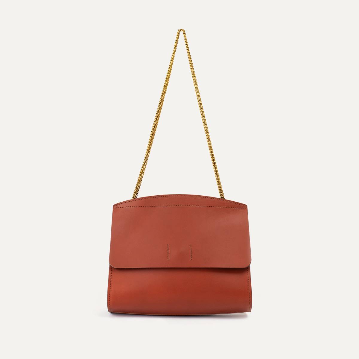 Origami S clutch bag - Rust (image n°4)