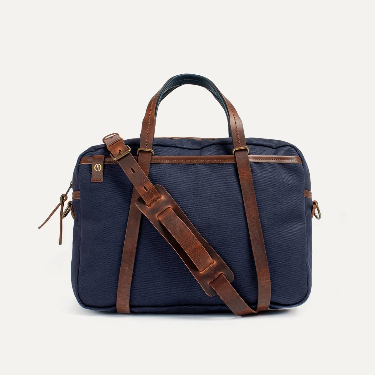 Report Business bag - Navy Blue Canvas (image n°1)