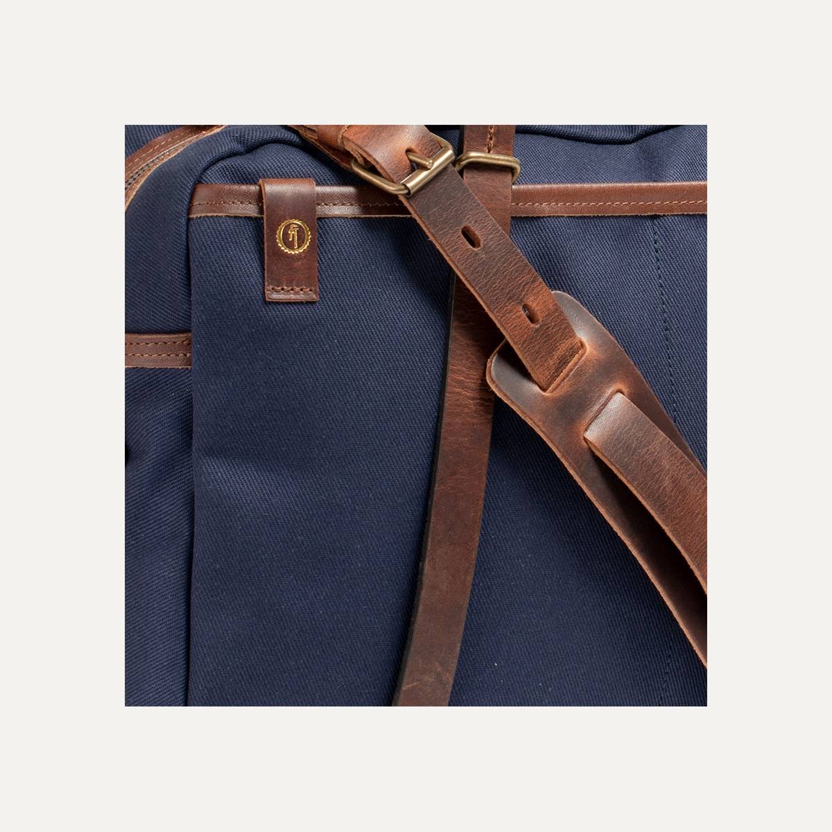 Report Business bag - Navy Blue Canvas (image n°4)