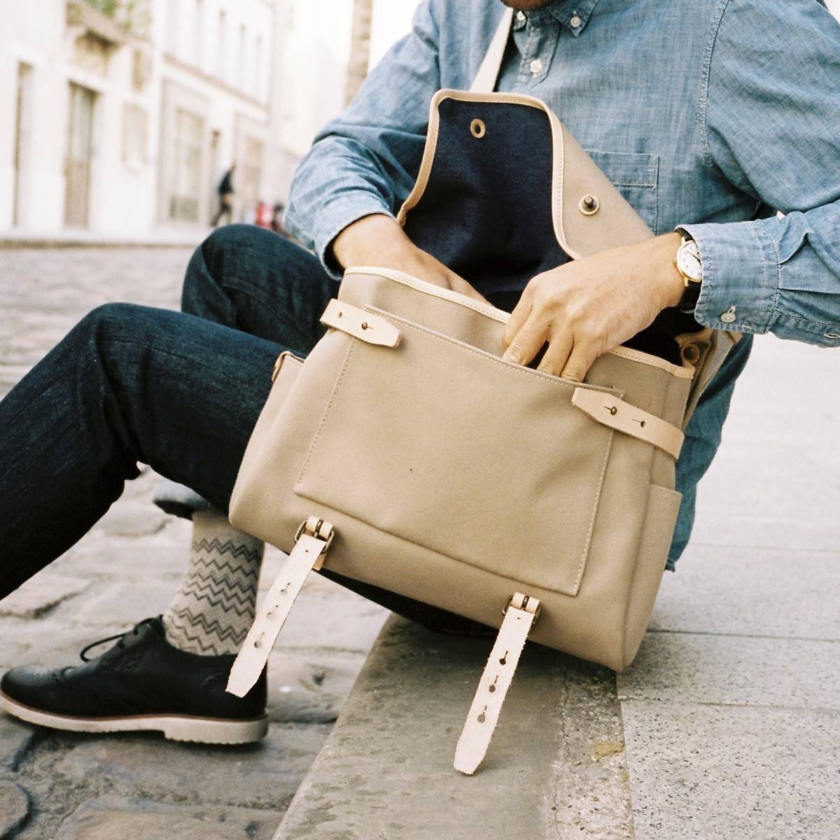 Proviant-Tasche Mariole - Chamois (image n°7)