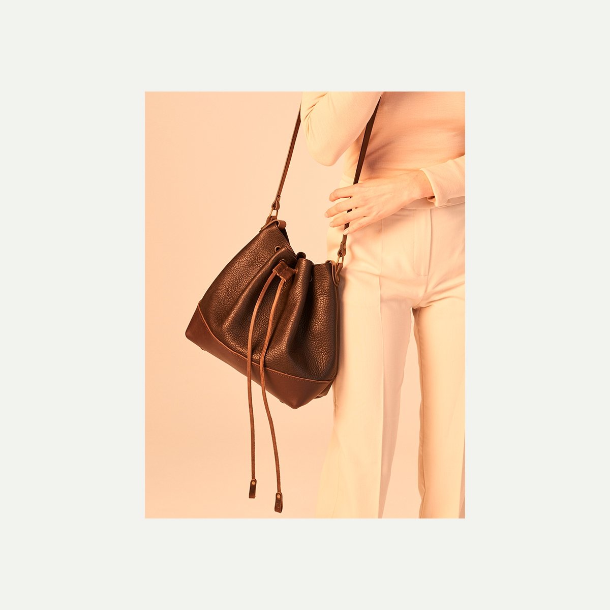 Bucket Bag Saxo 1 - Brown (image n°5)