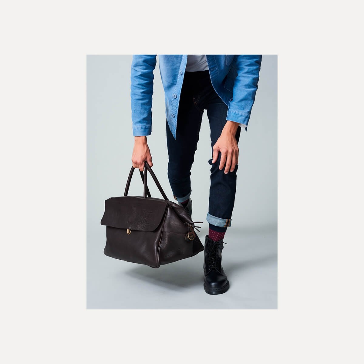 Gummo travel bag - Dark Brown / E Pure (image n°10)