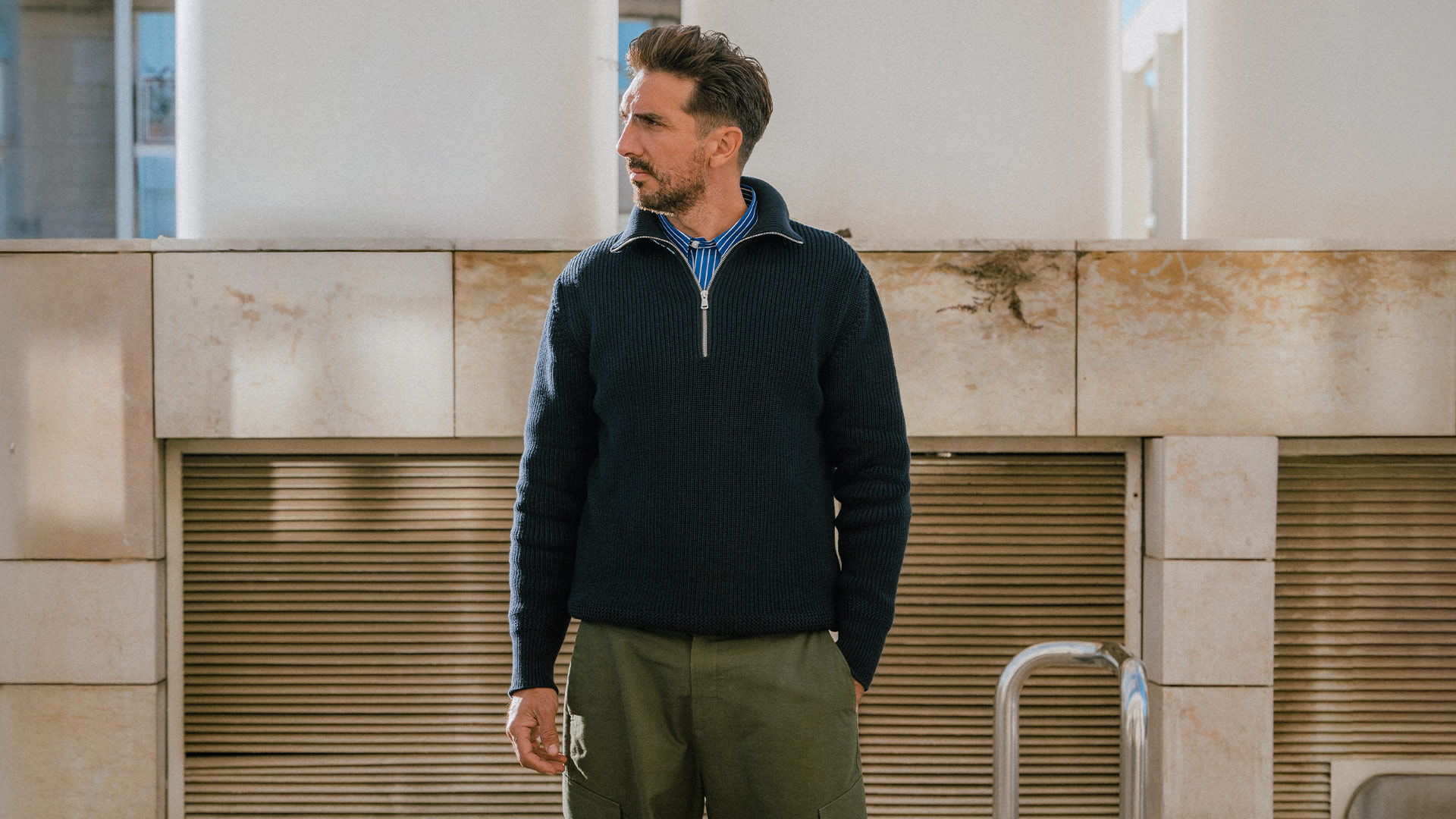 The trucker sweater made in France