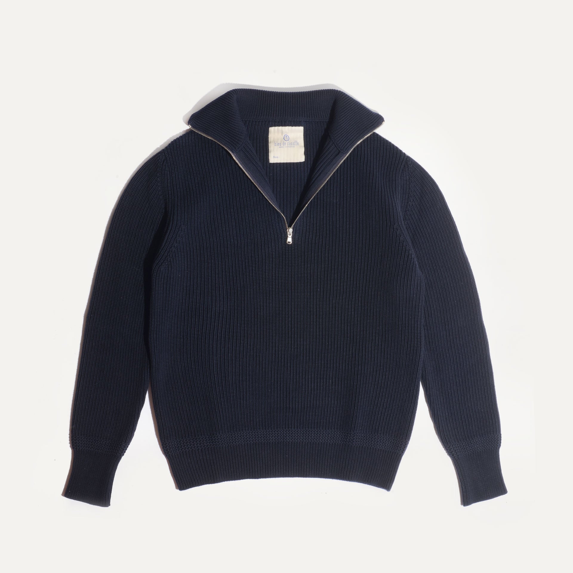 Blue trucker sweater - Sauzon