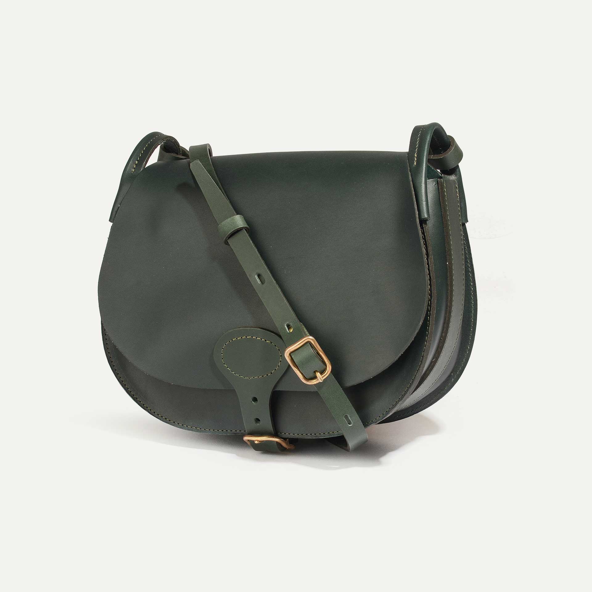 Sac Diane L en cuir vert