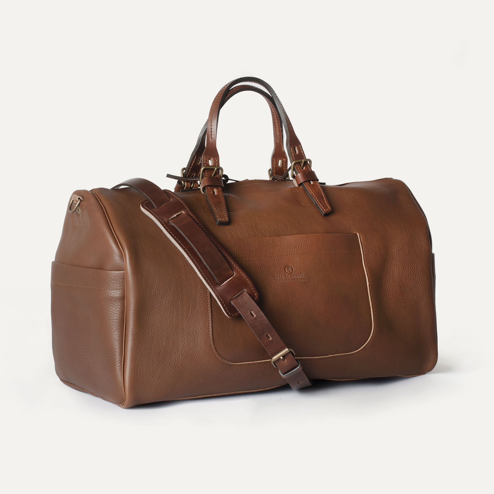 Handcrafted leather travel bag