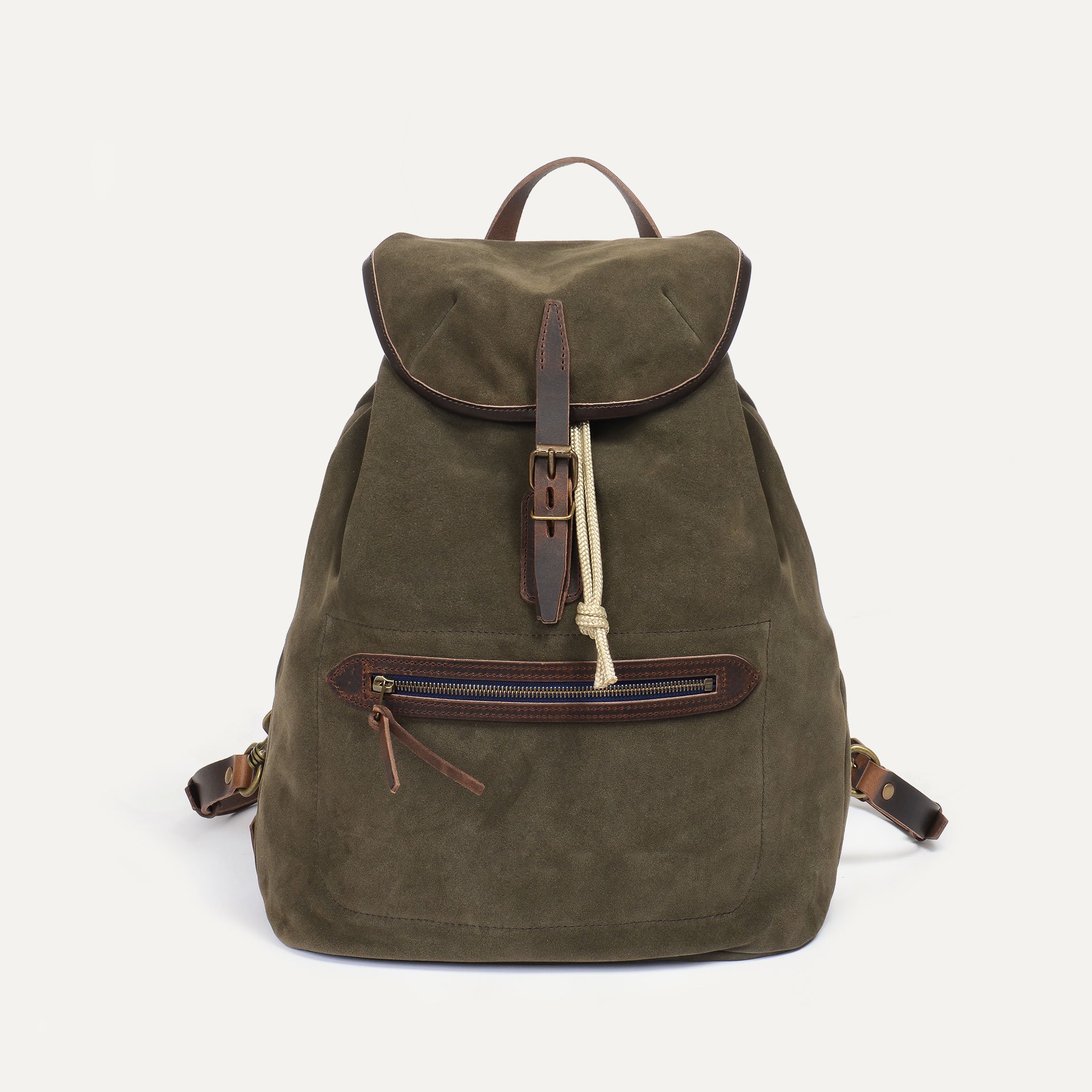 Sac a dos cuir velours Camp