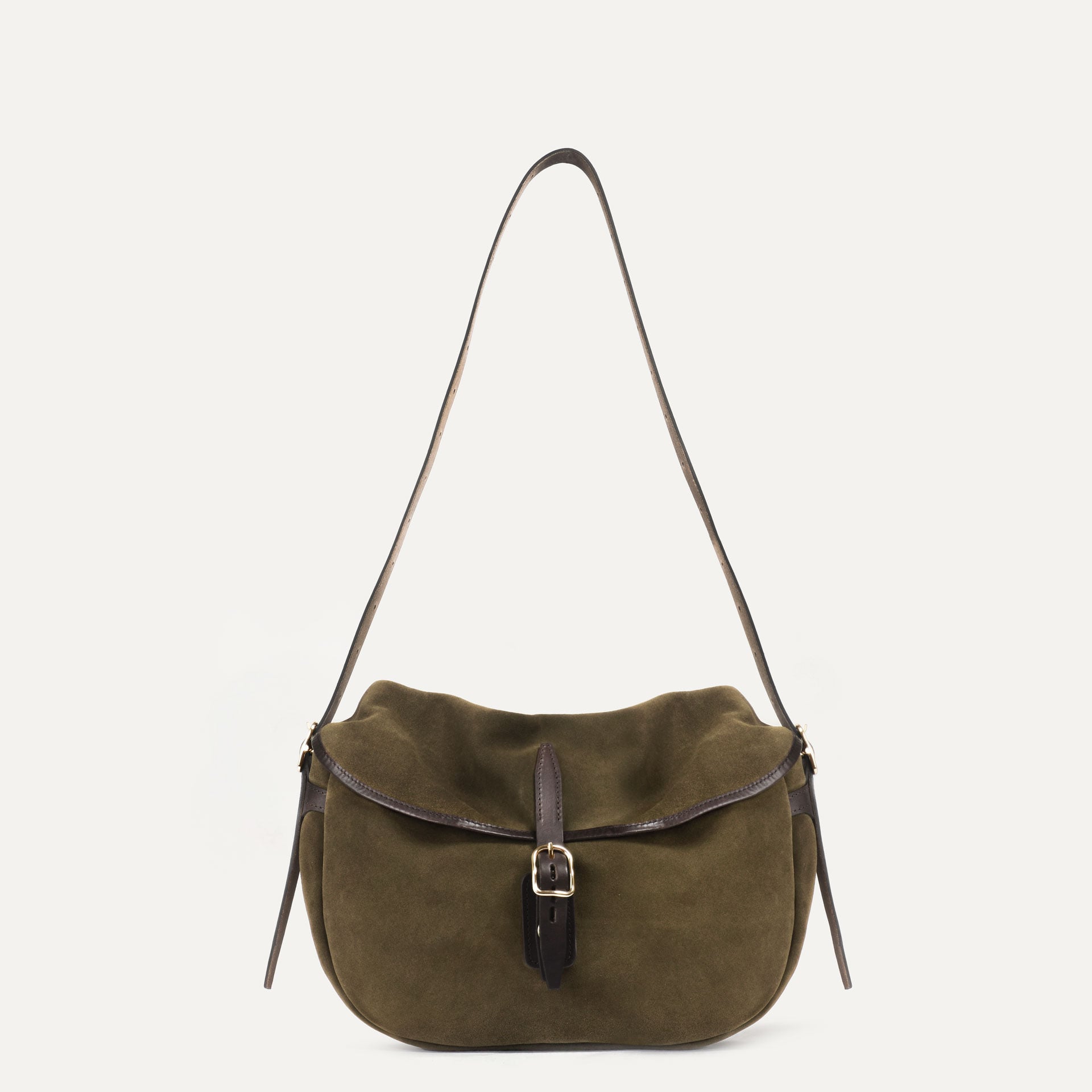 Diane L bag in green leather