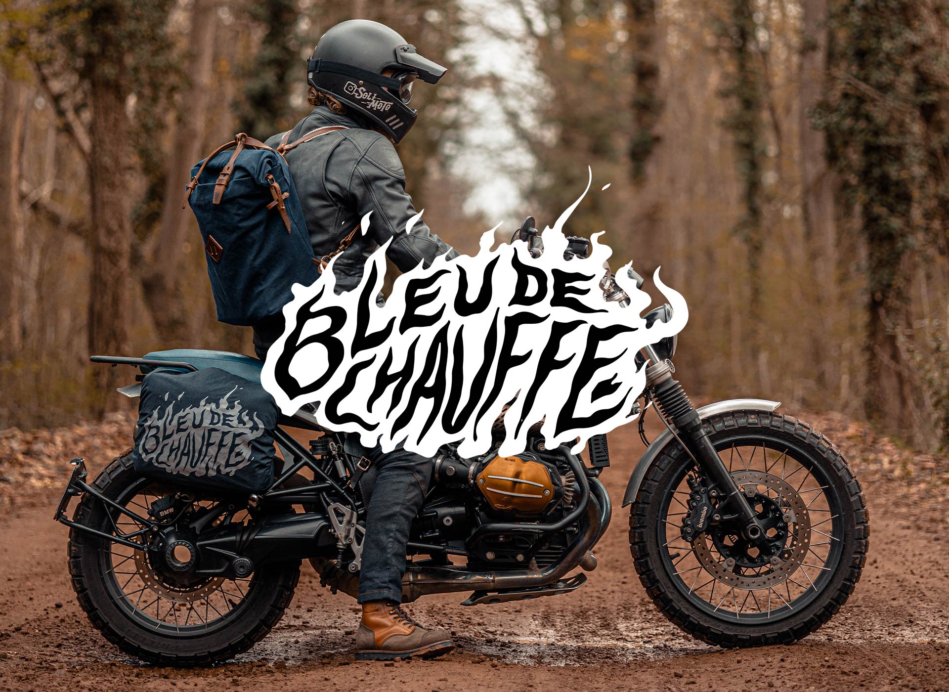 Image de présentation de la ligne moto de Bleu de Chauffe