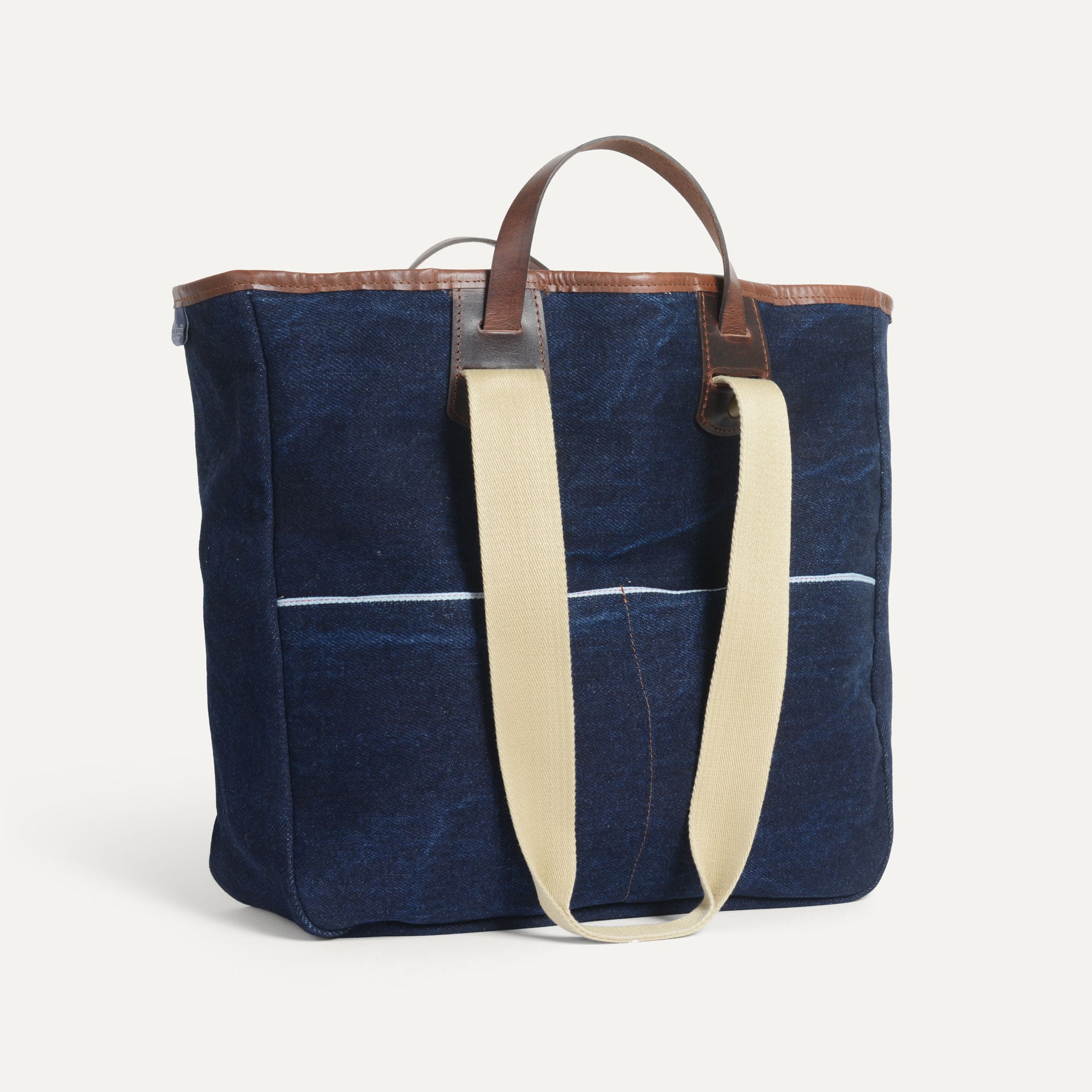 cabas "M&eacute;line" en denim japonais