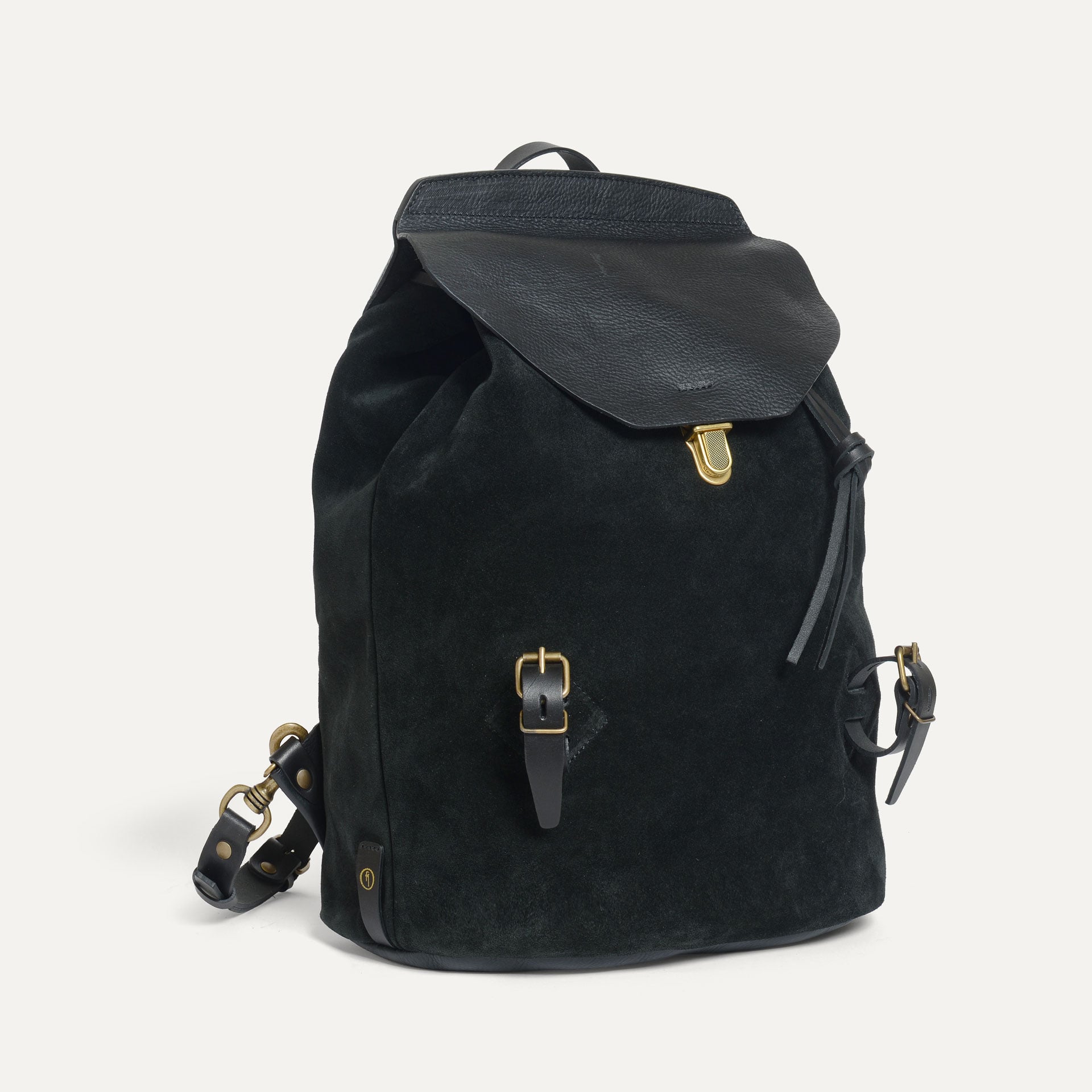 Sac a dos haut de gamme en cuir coloris noir