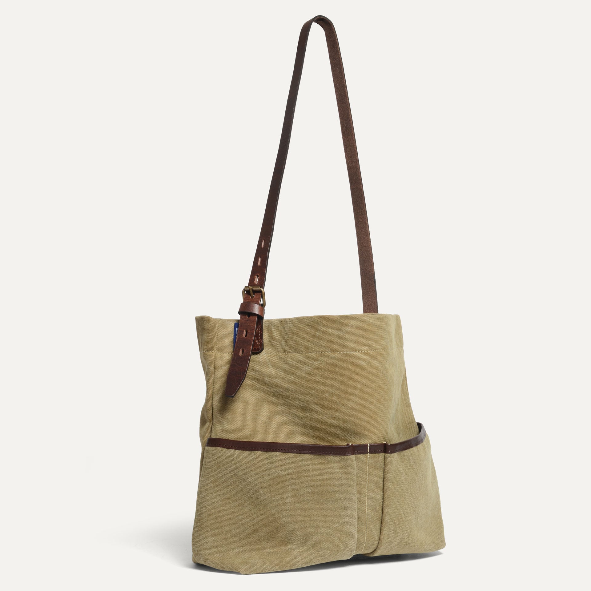 pochette en toile "Gombes" coloris kaki