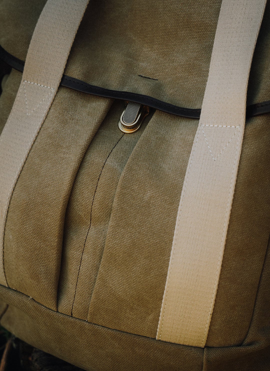 Sac &agrave; dos Chilo&eacute; - Kaki stonewashed