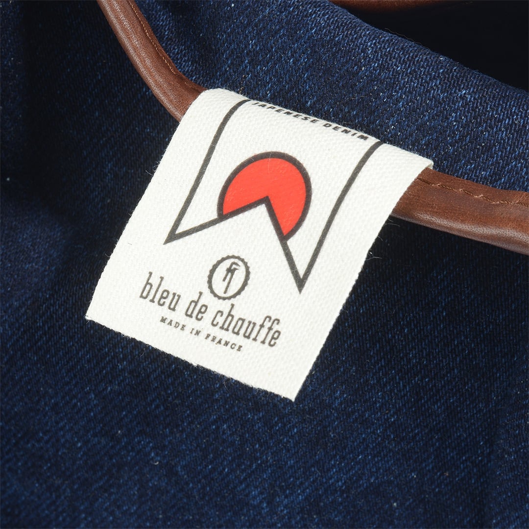 D&eacute;tail etiquette Denim Japonais