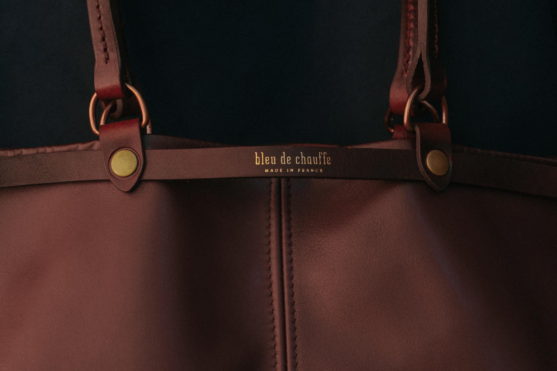 Cui tann&eacute; v&eacute;g&eacute;tal coloris Tourbe - Maroquinerie Bleu de Chauffe