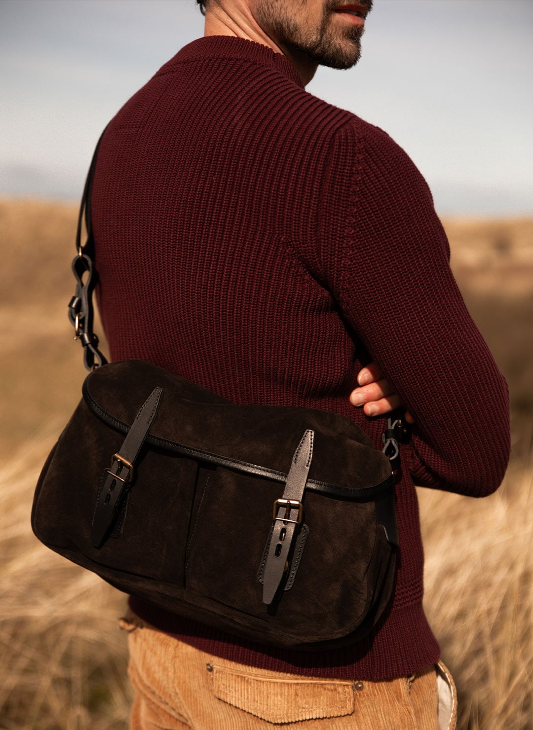 Men's Shoulder Bag - "Fisherman's Bag"