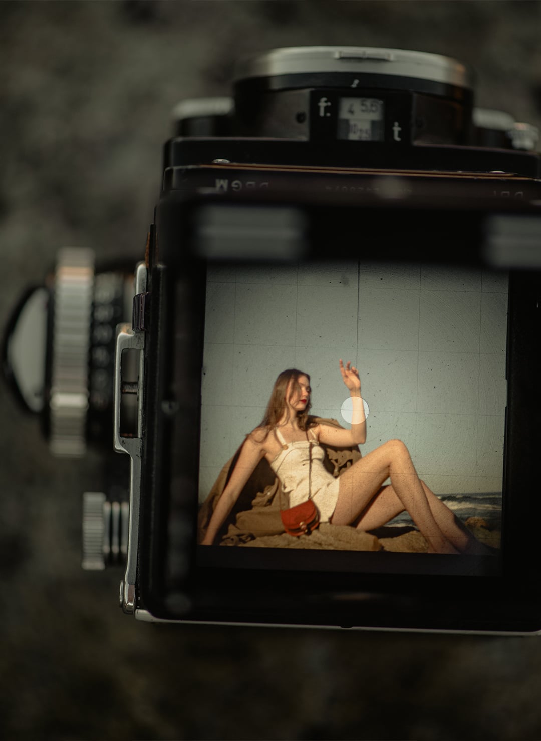 Appreil photo vintage et sac