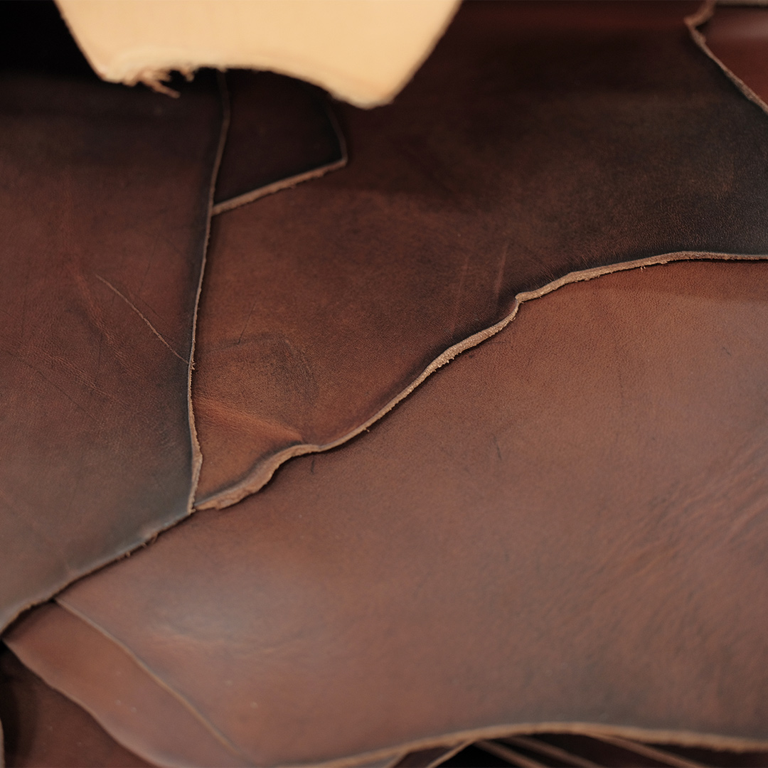 Vegetable-tanned leather