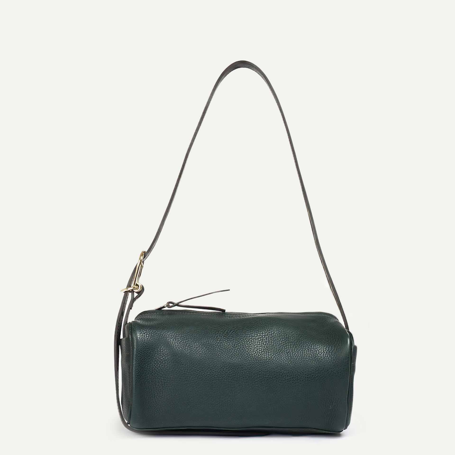Diane L bag in green leather