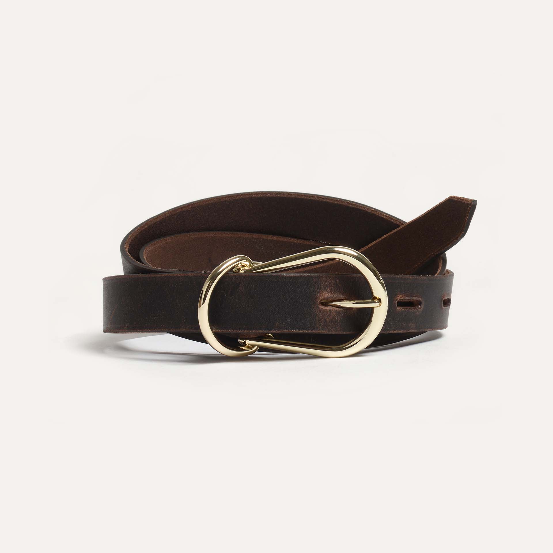Cléo leather belt for women
