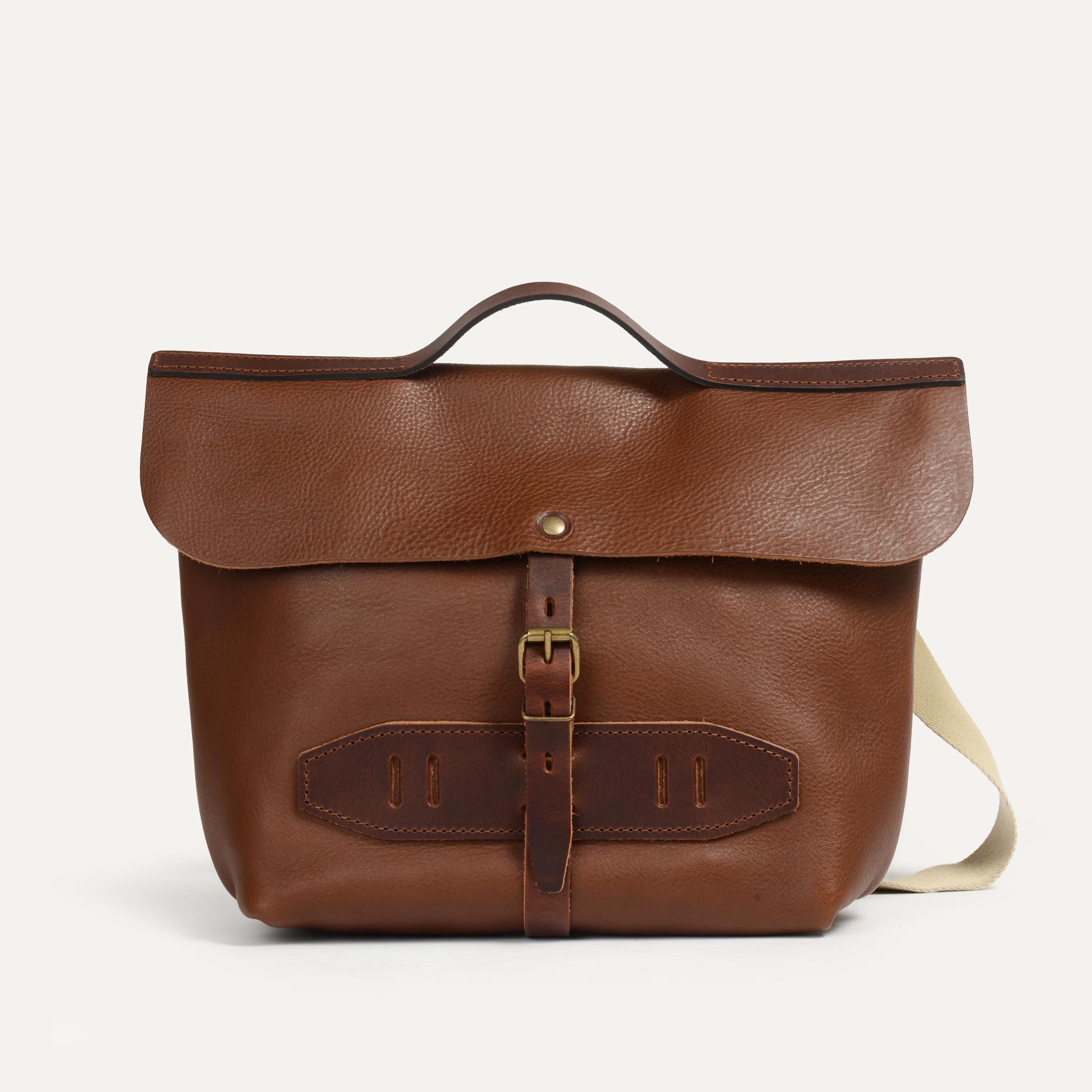 Eclair leather satchel bag