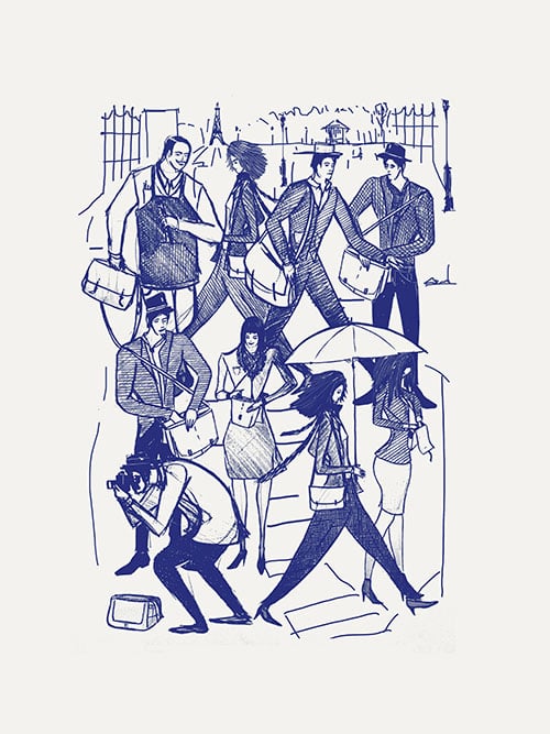 Vintage workwear inspiration behind Bleu de Chauffe leather bags